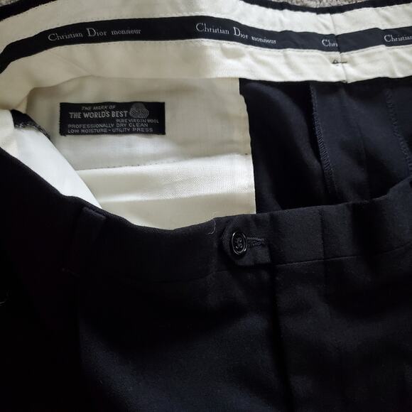 Christian Dior Monsieur Vintage Wool Trouser (XL) - Picture 3 of 5